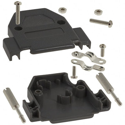 993-025-010R031 by NorComp Inc. - CONNECTOR BACKSHELL 25POS 45DEG GRAY