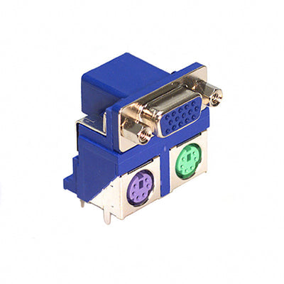 999-H15-PS2L571 by NorComp Inc. - CONNECTOR D-SUB HD RCPT 15P R/A SLDR