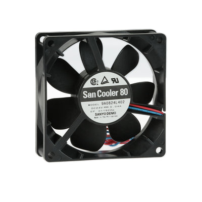 9A0824L402 by Sanyo Denki America Inc. - FAN AXIAL 80X25MM 24VDC WIRE