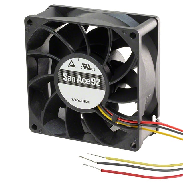 9S0912M4011 by Sanyo Denki America Inc. - FAN AXIAL 92X25MM 12VDC WIRE