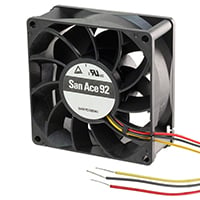 9S0912L4011 by Sanyo Denki America Inc. - FAN AXIAL 92X25MM 12VDC WIRE