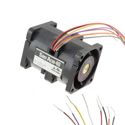 9CRB0412P5K001 by Sanyo Denki America Inc. - FAN AXIAL DUAL 40X56MM 12VDC