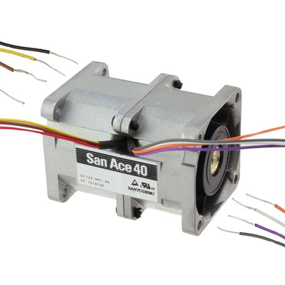 9CRE0412P5J03 by Sanyo Denki America Inc. - FAN AXIAL DUAL 40X56MM 12VDC