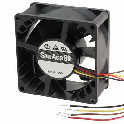 9G0848P1G03 by Sanyo Denki America Inc. - FAN AXIAL 80X38MM 48VDC WIRE