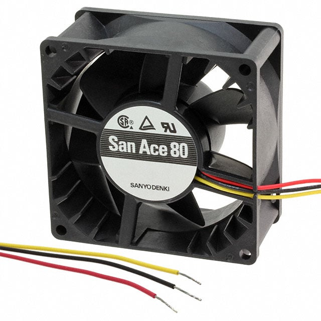 109R0824S4D011 by Sanyo Denki America Inc. - FAN AXIAL 80X25MM 24VDC WIRE