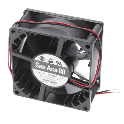 9G0824H102 by Sanyo Denki America Inc. - FAN AXIAL 80X38MM 24VDC WIRE