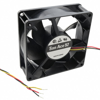 9G0912S2D01 by Sanyo Denki America Inc. - FAN AXIAL 92X32MM 12VDC WIRE
