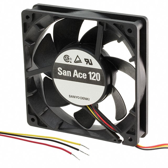 9G1224A4D01 by Sanyo Denki America Inc. - FAN AXIAL 119X25MM 24VDC WIRE