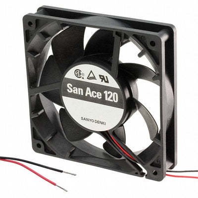 9G1212F402 by Sanyo Denki America Inc. - FAN AXIAL 119X25MM 12VDC WIRE