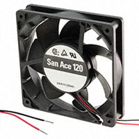 9S1212L402 by Sanyo Denki America Inc. - FAN AXIAL 119X25MM 12VDC WIRE