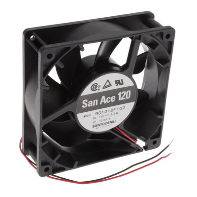 9G1212F102 by Sanyo Denki America Inc. - FAN AXIAL 119X38MM 12VDC WIRE