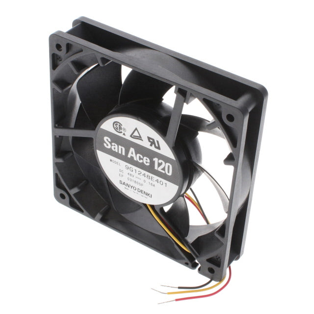 9G1248E401 by Sanyo Denki America Inc. - FAN AXIAL 119X25MM 48VDC WIRE