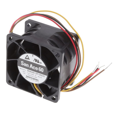 9GA0612P1K031 by Sanyo Denki America Inc. - FAN AXIAL 60X38MM 12VDC WIRE
