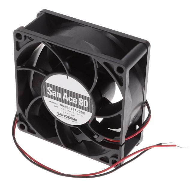 9GA0812A2002 by Sanyo Denki America Inc. - FAN AXIAL 80X32MM 12VDC WIRE