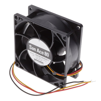 9GA0812A2D0011 by Sanyo Denki America Inc. - FAN AXIAL 80X32MM 12VDC WIRE