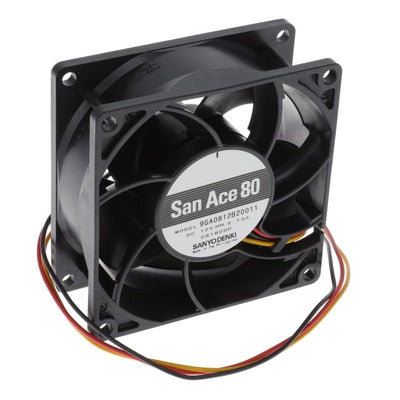 9GA0812B20011 by Sanyo Denki America Inc. - FAN AXIAL 80X32MM 12VDC WIRE