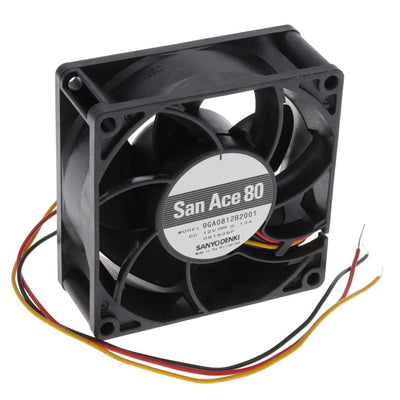 9GA0812B2001 by Sanyo Denki America Inc. - FAN AXIAL 80X32MM 12VDC WIRE