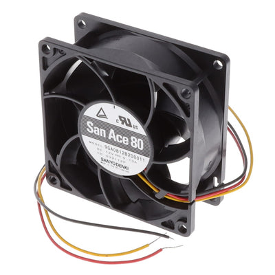 9GA0812B2D0011 by Sanyo Denki America Inc. - FAN AXIAL 80X32MM 12VDC WIRE