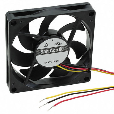 9GA0812H7001 by Sanyo Denki America Inc. - FAN AXIAL 80X15MM 12VDC WIRE