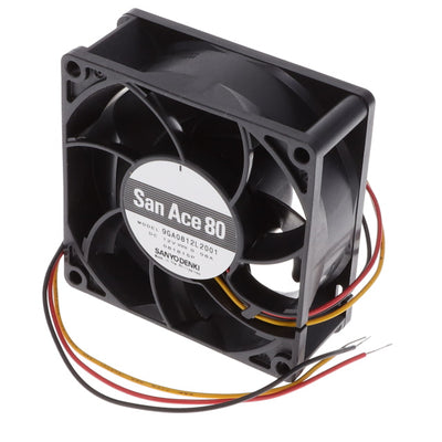 9GA0812L2001 by Sanyo Denki America Inc. - FAN AXIAL 80X32MM 12VDC WIRE