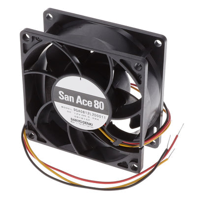 9GA0812L2D0011 by Sanyo Denki America Inc. - FAN AXIAL 80X32MM 12VDC WIRE