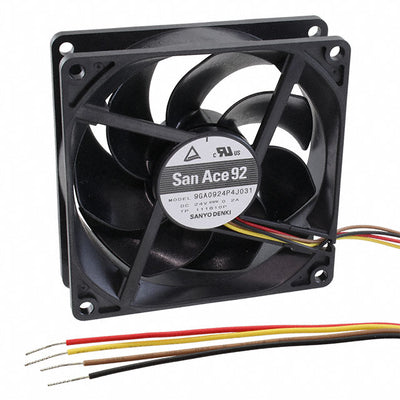 9GA0924P4J031 by Sanyo Denki America Inc. - FAN AXIAL 92X25MM 24VDC WIRE