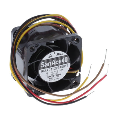 9GAX0412P3K0011 by Sanyo Denki America Inc. - FAN AXIAL 40X28MM 12VDC WIRE