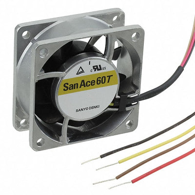 9GT0612P4G001 by Sanyo Denki America Inc. - FAN AXIAL 60X25MM 12VDC WIRE