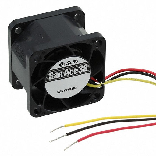 9GA0312P3K001 by Sanyo Denki America Inc. - FAN AXIAL 38X28MM 12VDC WIRE