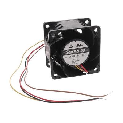 9HV0612P1J0011 by Sanyo Denki America Inc. - FAN AXIAL 60X38MM 12VDC WIRE