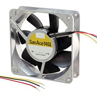 9LB1424H501 by Sanyo Denki America Inc. - FAN AXIAL 140X51MM 24VDC WIRE
