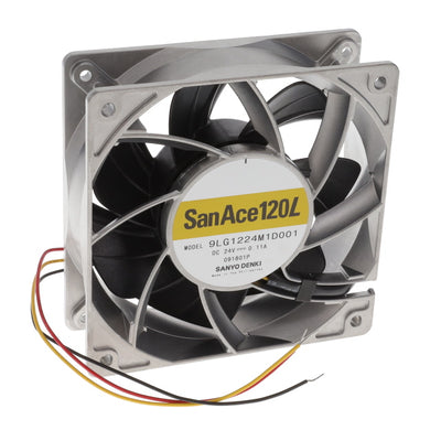 9LG1224M1D001 by Sanyo Denki America Inc. - FAN AXIAL 120X38MM 24VDC WIRE