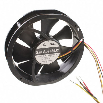 9RF1312P3H001 by Sanyo Denki America Inc. - FAN AXIAL 136X28MM 12VDC WIRE
