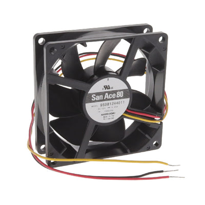 9S0812H4011 by Sanyo Denki America Inc. - FAN AXIAL 80X25MM 12VDC WIRE