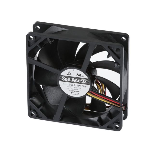 9S0912P4F011 by Sanyo Denki America Inc. - FAN AXIAL 92X25MM 12VDC WIRE