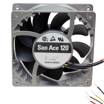 9GL1212M101 by Sanyo Denki America Inc. - FAN AXIAL 119X38MM 12VDC WIRE
