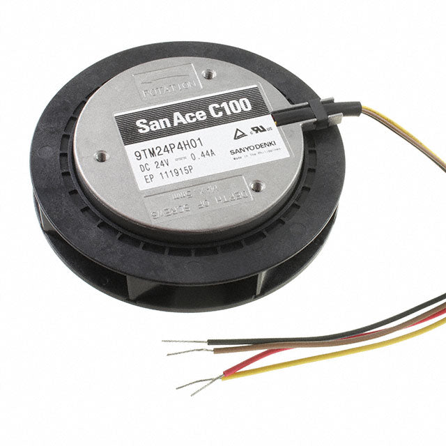 9TM24P4H01 by Sanyo Denki America Inc. - FAN IMP MTRZD 100X25MM 24VDC