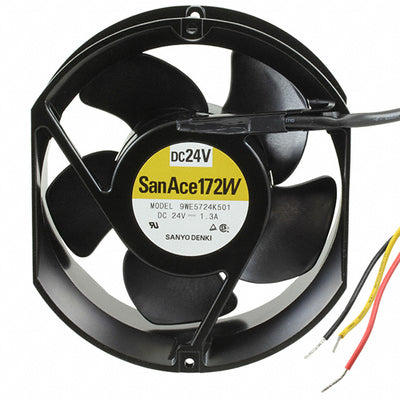 9WE5724K501 by Sanyo Denki America Inc. - FAN AXIAL 172X51MM 24VDC WIRE