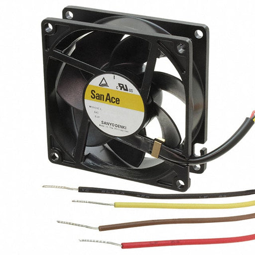 9WL0824P4J001 by Sanyo Denki America Inc. - FAN AXIAL 80X25MM 24VDC WIRE