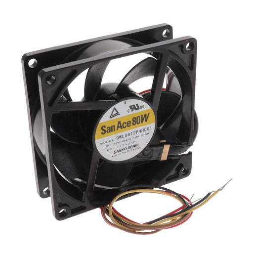 9WL0812P4H001 by Sanyo Denki America Inc. - FAN AXIAL 80X25MM 12VDC WIRE