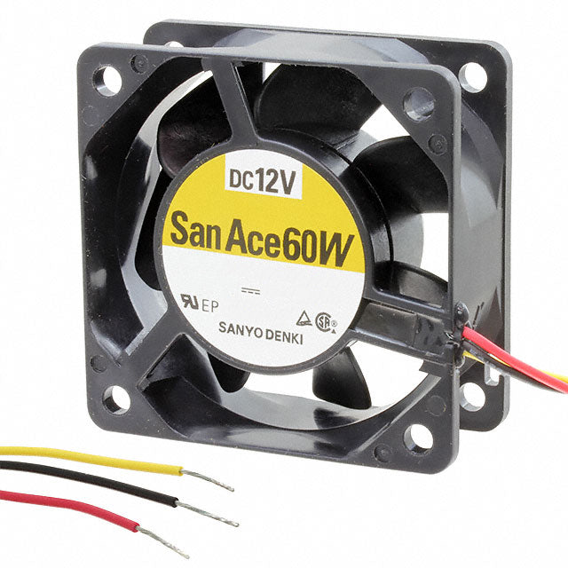 9WP0612H4011 by Sanyo Denki America Inc. - FAN AXIAL 60X25MM 12VDC WIRE