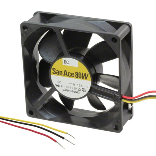 9WP0812H4011 by Sanyo Denki America Inc. - FAN AXIAL 80X25MM 12VDC WIRE