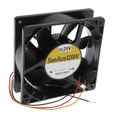 9WP1224H1011 by Sanyo Denki America Inc. - FAN AXIAL 120X38MM 24VDC WIRE