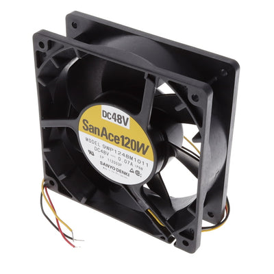 9WP1248M1011 by Sanyo Denki America Inc. - FAN AXIAL 120X38MM 48VDC WIRE