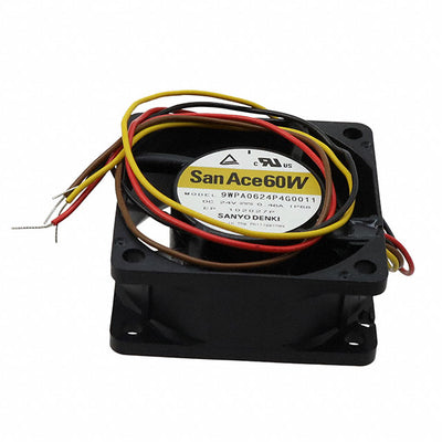 9WPA0624P4G0011 by Sanyo Denki America Inc. - FAN AXIAL 60X25MM 24VDC WIRE