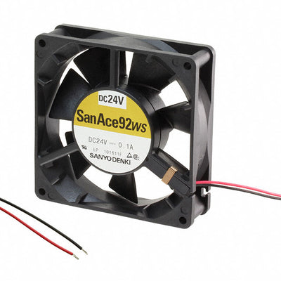 9WS0924H402 by Sanyo Denki America Inc. - FAN AXIAL 92X25MM 24VDC WIRE