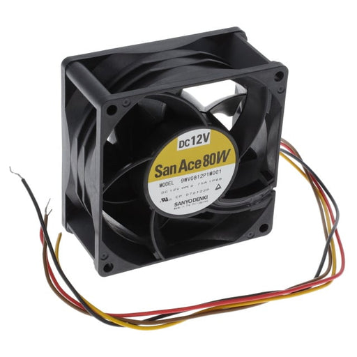 9WV0812P1M001 by Sanyo Denki America Inc. - FAN AXIAL 80X38MM 12VDC WIRE