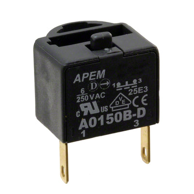 A0150BD by APEM Inc. - CONTACT BLOCK SPST-NC 1.5A 250V