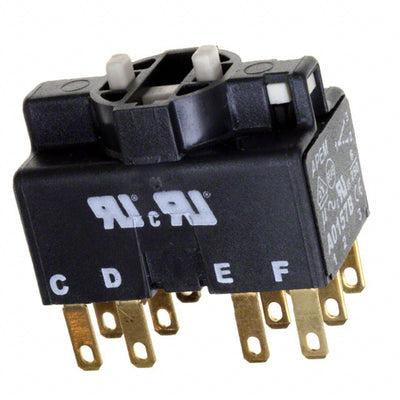 A0153B by APEM Inc. - CONTACT BLOCK 4PDT 6A 250V