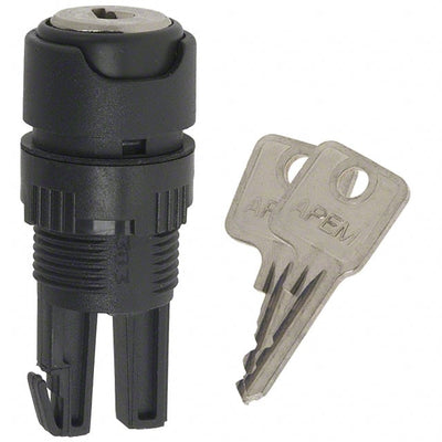 A018307 by APEM Inc. - CONFIG SW BODY KEYLOCK NON-ILLUM